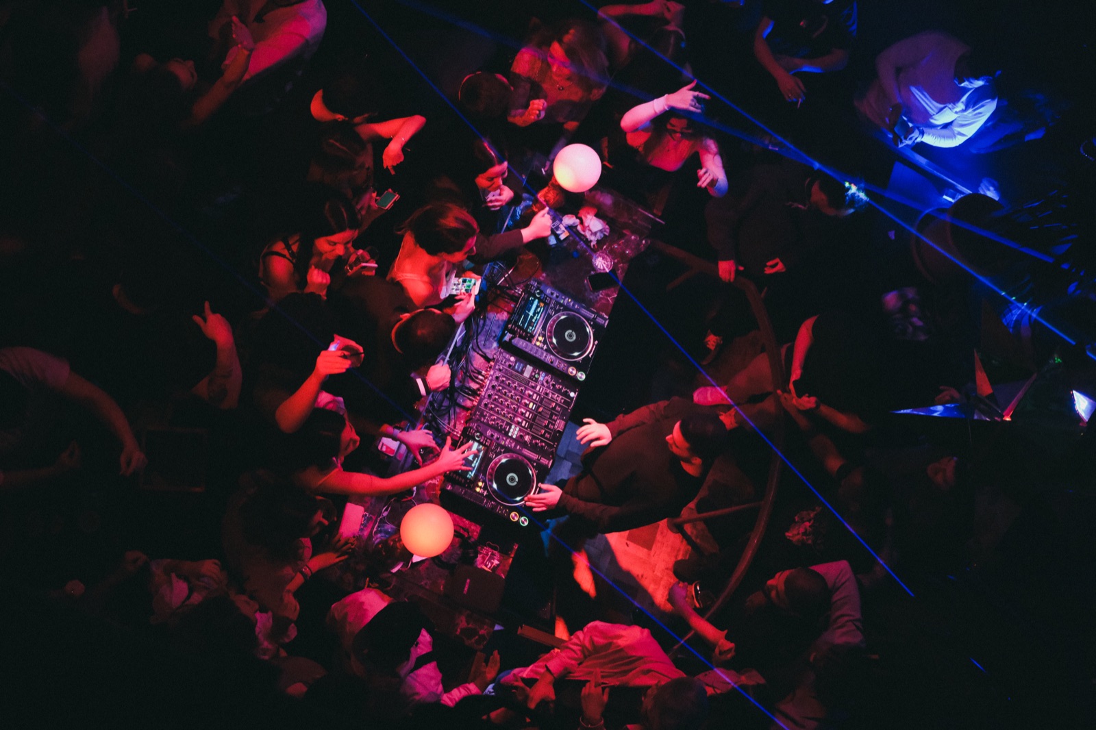 Top view of the floor at Kastel